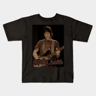 Vintage Classic Elliot Smith Kids T-Shirt